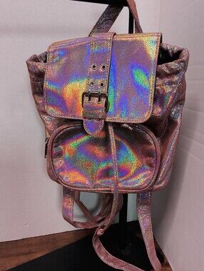 Wild Fable Pink Iridescent Mini Backpack